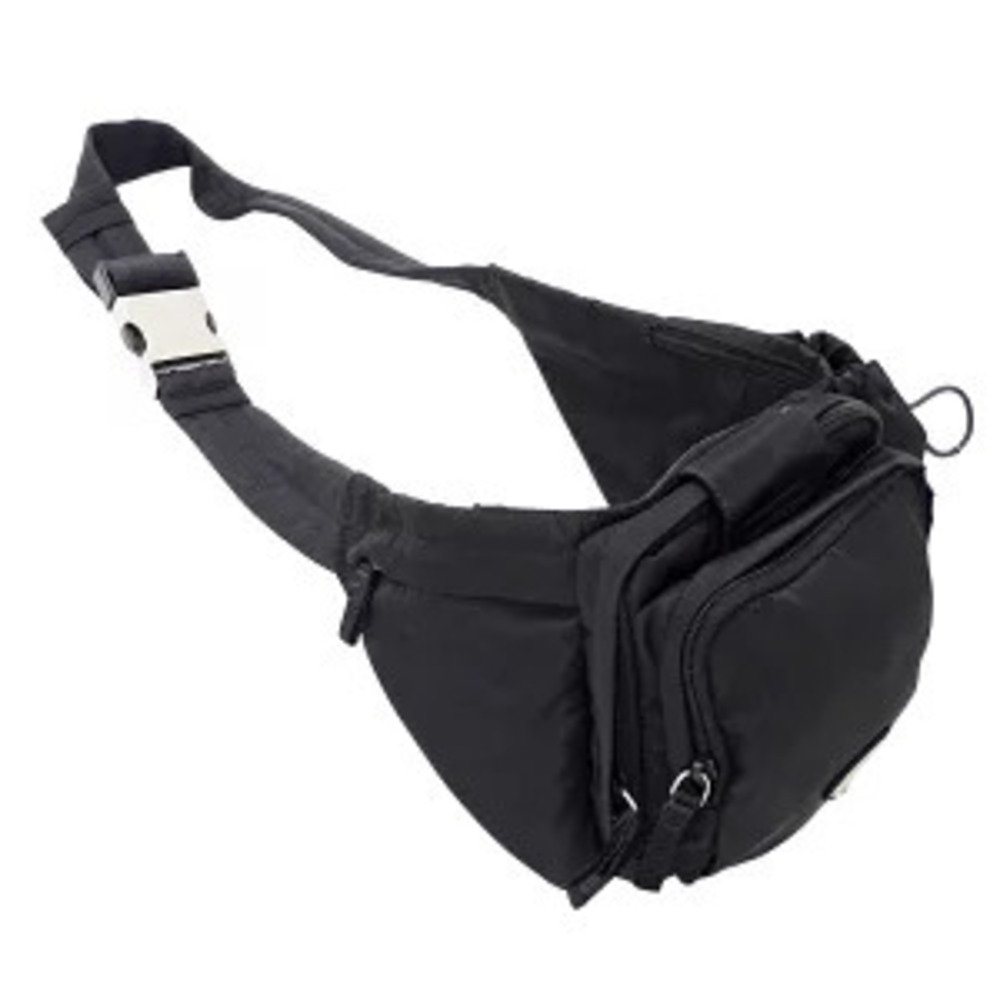 Prada Bag Body Bum Crossbody Belt Waist Black Logo - Picture 4 of 8